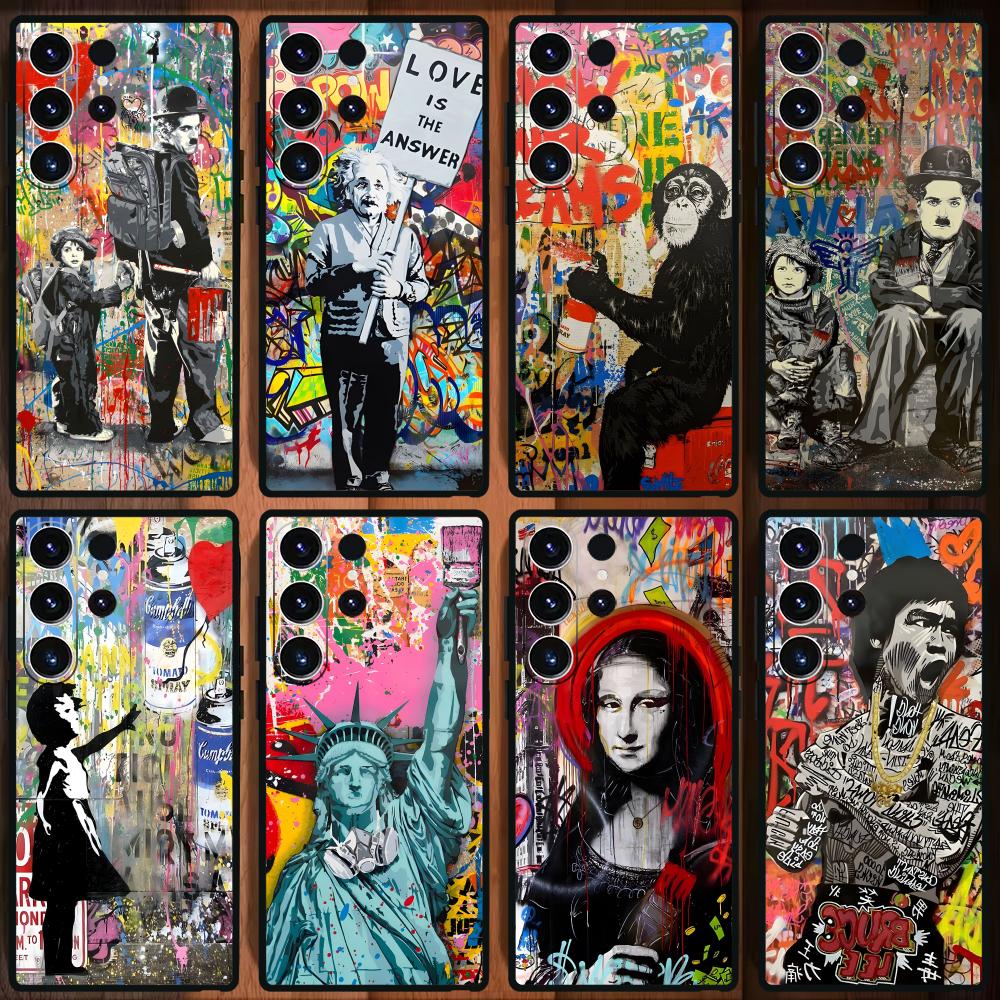 Phone Cases Galaxy S23 - Banksy Graffiti Art coque de téléphone
