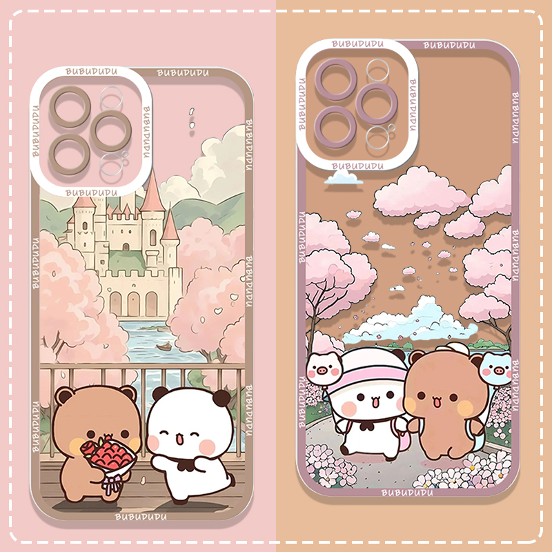 Phone Cases For Samsung A14 - Mignon BUBU DUDU Couple clair coque