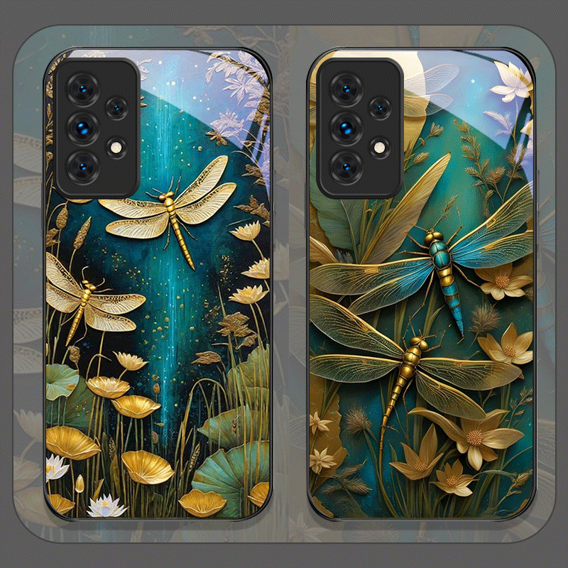Phone Cases For Samsung A14 - Coque de téléphone en verre trempé