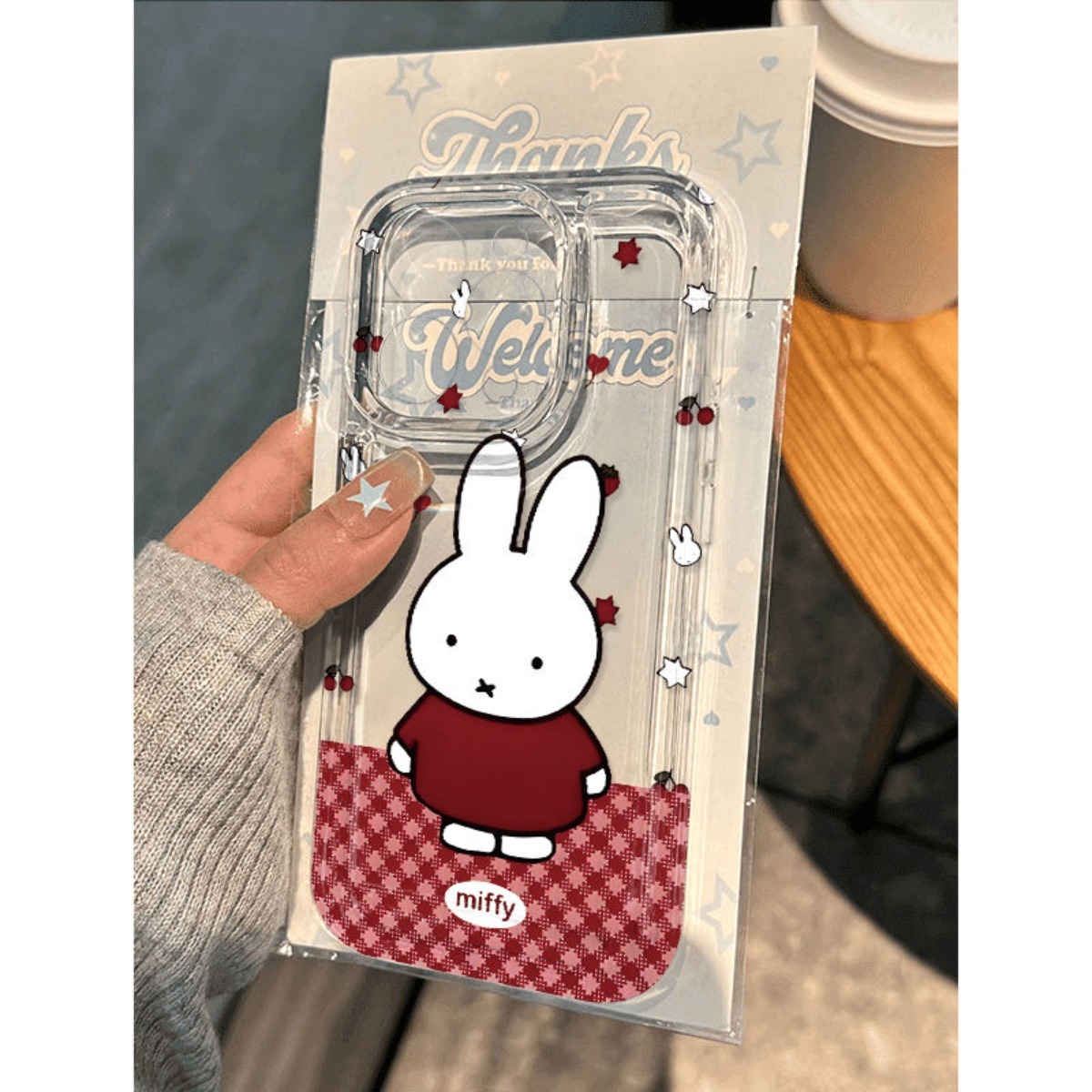Phone Cases Rubber - Coque de téléphone Miffy Lapin Mignon,