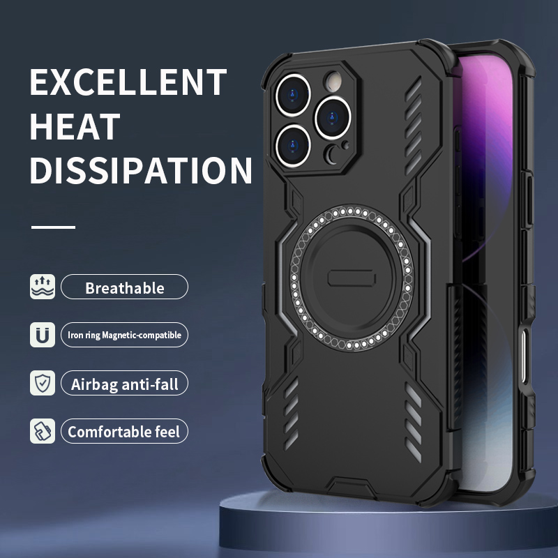 Heat Dissipation Case - Coque de téléphone magnétique pour Honor