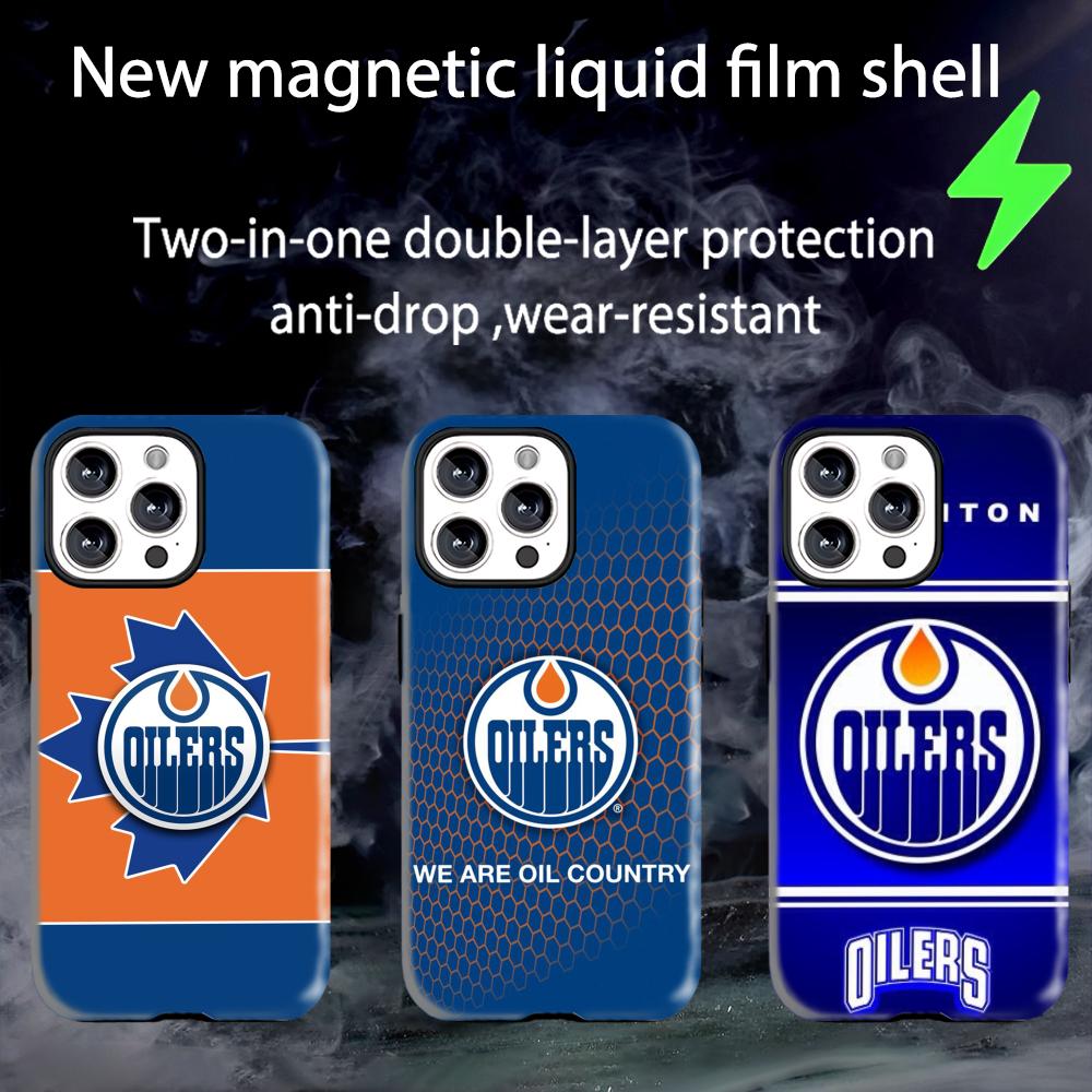 Phone Cases Edmonton - Coque de téléphone Edmonton Oilers magnétique