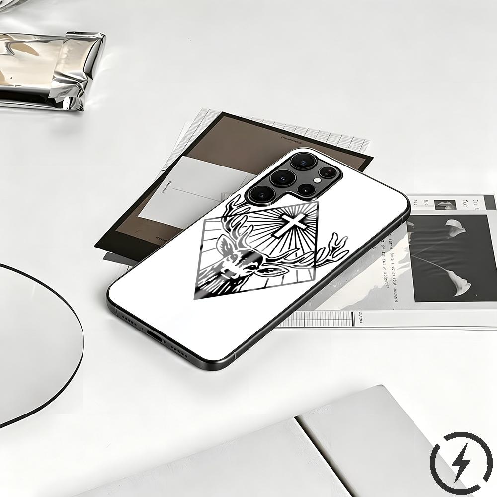 Phone Cases Brand - Coque de téléphone en verre magnétique