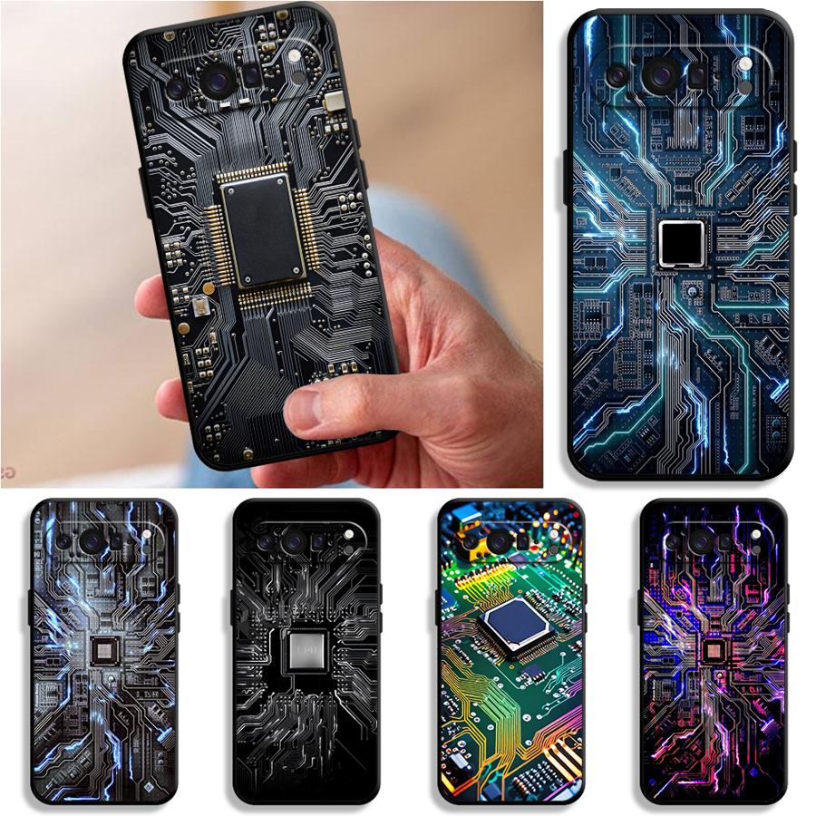 Phone Cases Google Pixel 7 - Coque de téléphone rétro motif circuit