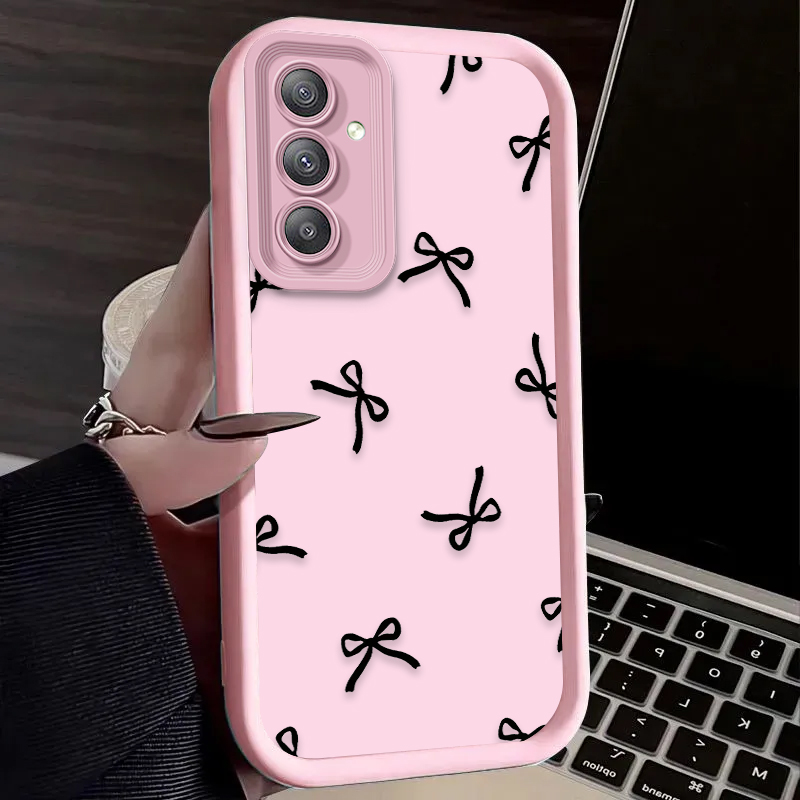 Étui noir avec nœud papillon e - Phone Cases For Samsung A14 avis et prix