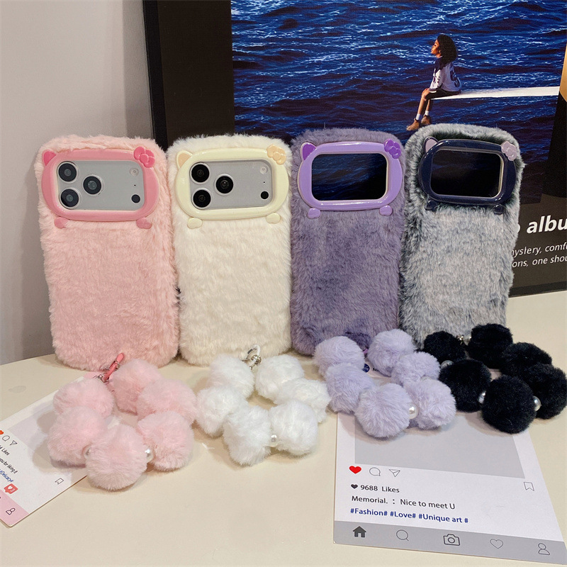 Étui de téléphone en peluche d - Phone Cases For Iphone 15 avis et prix