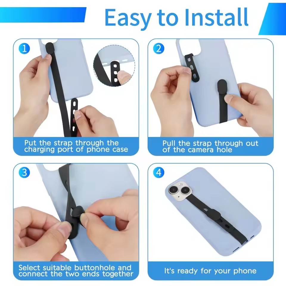 2 pièces – Sangle de téléphone - Phone Cases Rubber avis et prix